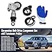 Serpentine Belt Drive Component Kit Fit for Mazda 3 6 CX-3 CX-5 MX-5 CX-9 2.0L 2.3L 2.5L, Timing Belt Tensioner Kit Replace 90K-39390 39390 49858 89710 999630 999630A PE0115980A PE0115980B