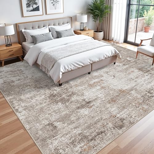 Tapis extra large moderne et abstrait lavable pour chambre - 3