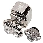 Skull Shaver Pitbull Platinum Pro Electric Head Shaver for Men with Bonus CR-3 Blade, Wet/Dry 4 Razor Hair Trimmer, 4D…