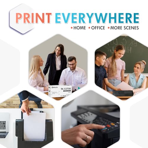 inkalfa TK5370 TK-5370 Toner Kompatibel für Kyocera Ecosys PA3500cx MA3500cix MA3500cifx TK5370K TK5370C TK5370M TK5370Y (Schwarz Cyan Gelb Magenta, 4-Pack)