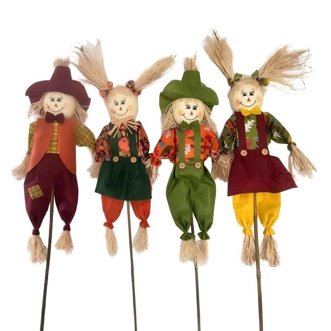 Swan Household Single 36" Decorative Scarecrow Garden Decoration (One Selected At Random)