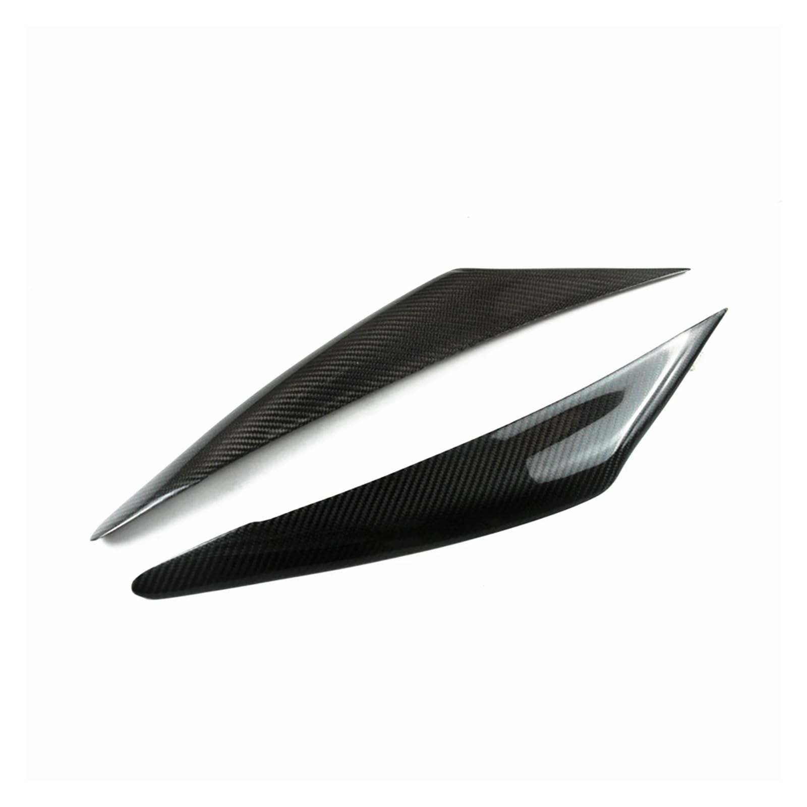 Naklejka na przedni reflektor z włókna węglowego, osłona na brwi, wykończenie powieki reflektora, Compatible With Mazdy, 3 Axela 2017-2018