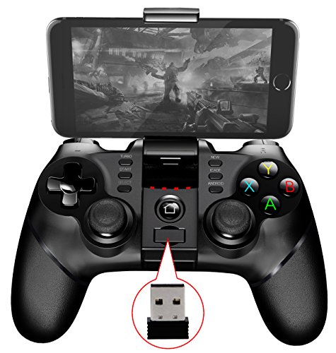 2018 Nouveau 2.4G Contrôleurs de Jeu Sans Fil Avec Bluetooth Sans Fil Gamepad Pour Android ios ps3...