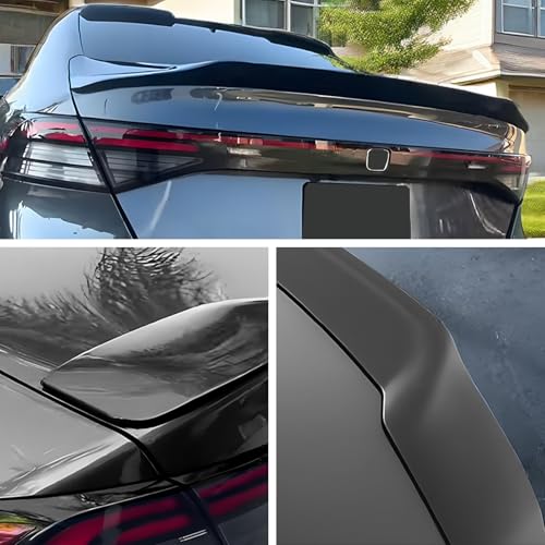 Femibon Rear Trunk Lip Spoiler R Style Highkick Wing Compatible with 11th Gen Honda Accord LX/EX/Hybrid Sport/Prime 2023 2024 2025 Sedan Accessories (Gloss Black) by Femibon - Used condition - Image 2