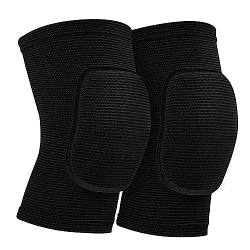 WJIAEER Confezione da 2 Ginocchiere da Danza, Set di Ginocchiere Sportive, Ginocchiere Elastiche Traspiranti, Ginocchiere da Danza per Bambini e Adulti per Corsa, Sport, Yoga