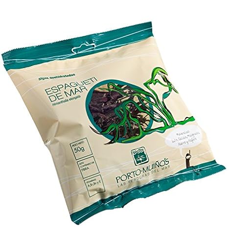 Porto Muiños Alga Espagueti de Mar Deshidratada - Paquete de 2 x 50 gr - Total: 100 gr Cover