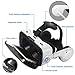 Canbor Virtual Reality Headset, VR Headset VR Goggles Built-in Stereo Headphones Microphone for 3D Movies and Games Compatible with 4.7-6.2 Inches Apple iPhone, Samsung More Smartphones