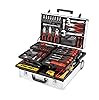 VALIGETTA Professionale Kit Attrezzi 799 Pezzi, Trolley in Alluminio con Ruote, Set Completo Utensili per Meccanico e Fai da Te, Include Bussole, Cricchetti e Chiavi