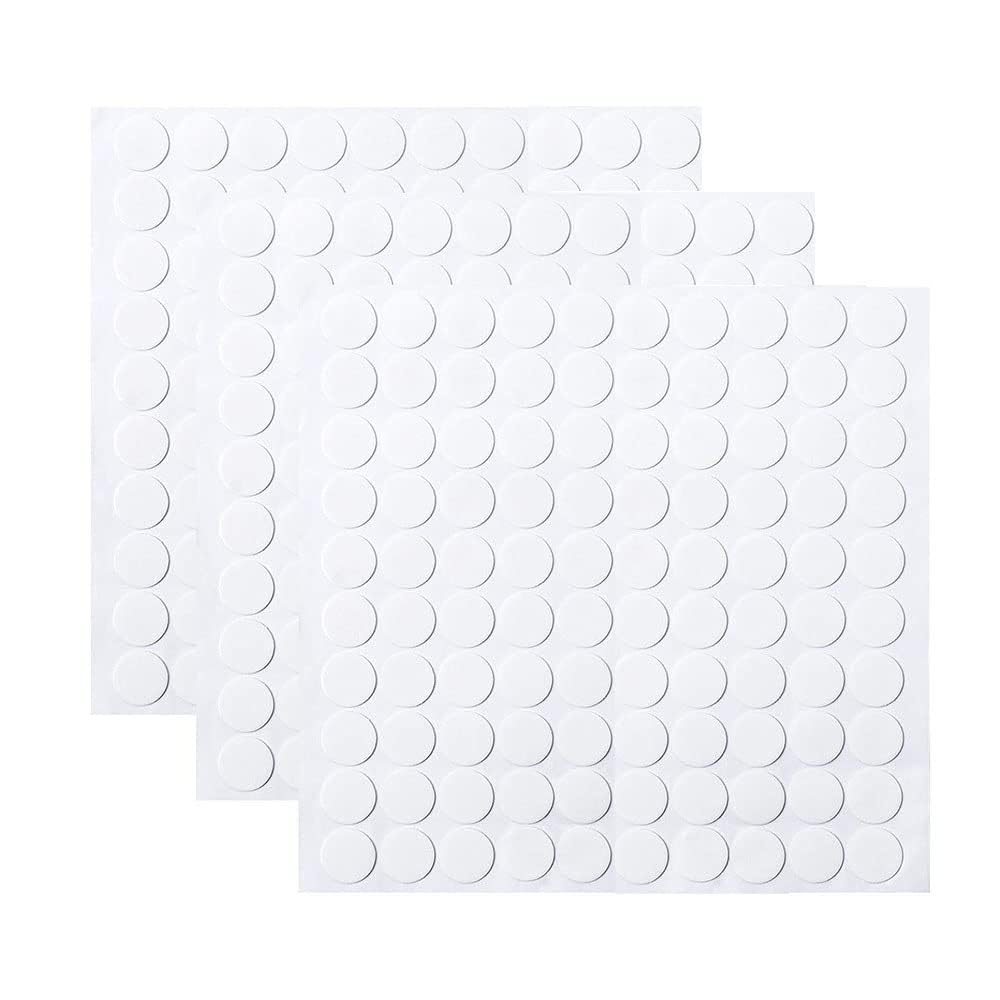 Amazon.co.jp: 両面テープ 丸型 直径8mm 500枚入り 透明 超強力