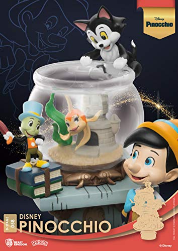 Beast Kingdom Disney Classic Animation Series: Pinocchio Ds-058 D-Stage Statue, 6 Inches #TOP6