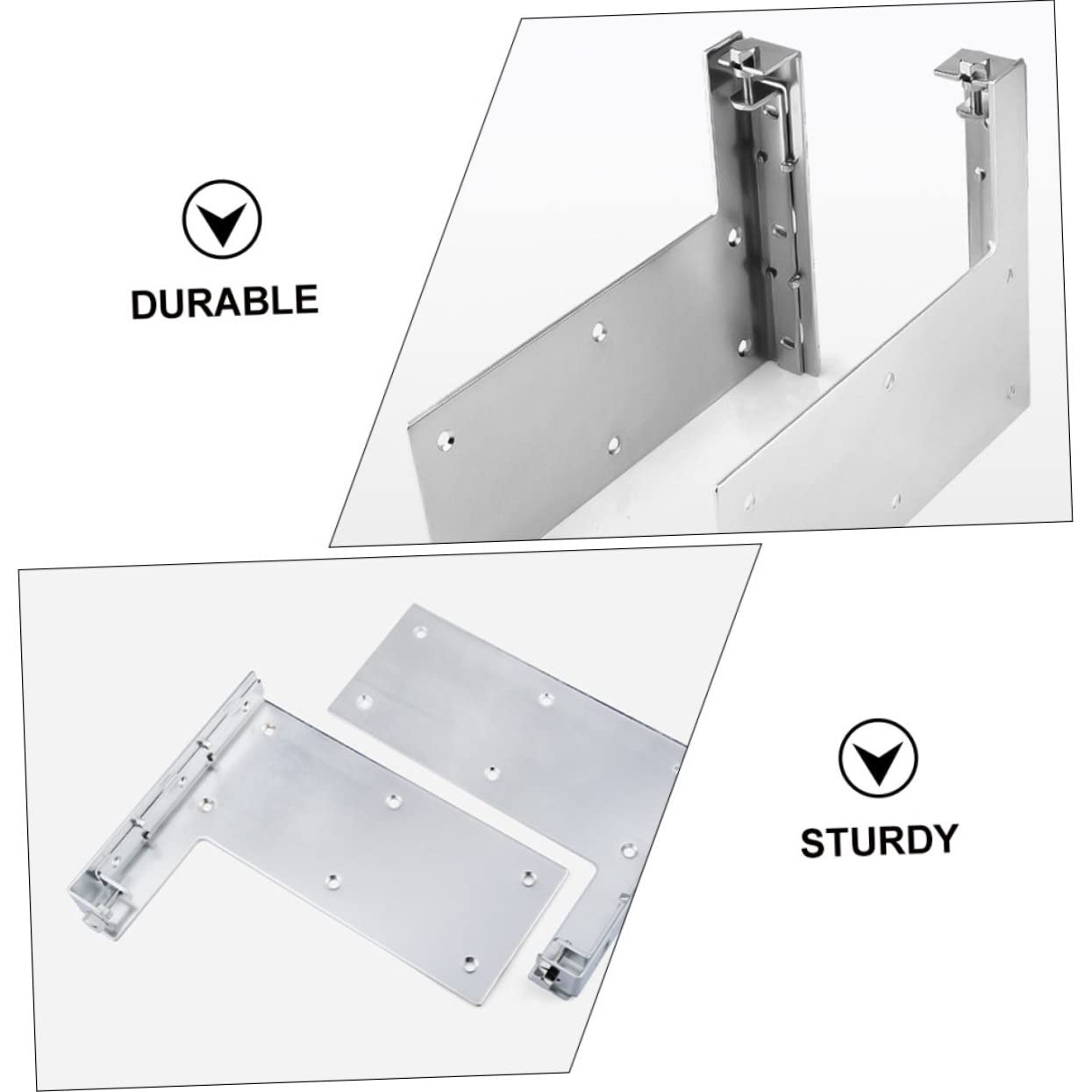 Gatuida Soporte para Armario de Pared de Resistente Soportes Colgantes para Muebles Pesados Herraje para Montaje de Gabinetes con Alta Capacidad de Carga Anticorrosivo y Duradero