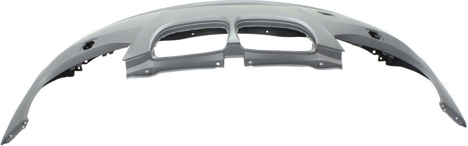 Evan Fischer Front Bumper Cover Compatible with 2007-2010 BMW 328i, 335i, 2007-2008 328xi, 2008 335xi, Primed Coupe Convertible With Fog Light Holes