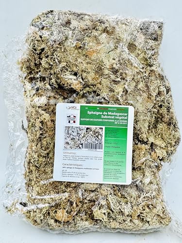 Sphaigne de Madagascar – Sustrato vegetal para cultivos sin suelo – 5 litros