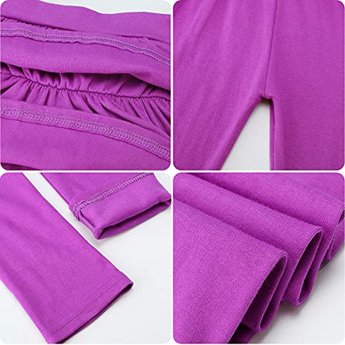 Image of KEREDA Girls Leggings Ruffle Skirt School Uniform Pants Kids Clothes