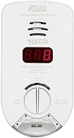 Kidde KN-COP-DP-10YH Plug-In CO Detector with 10-Year Lithium Battery, Digital Display, Nightlight & Escape Light