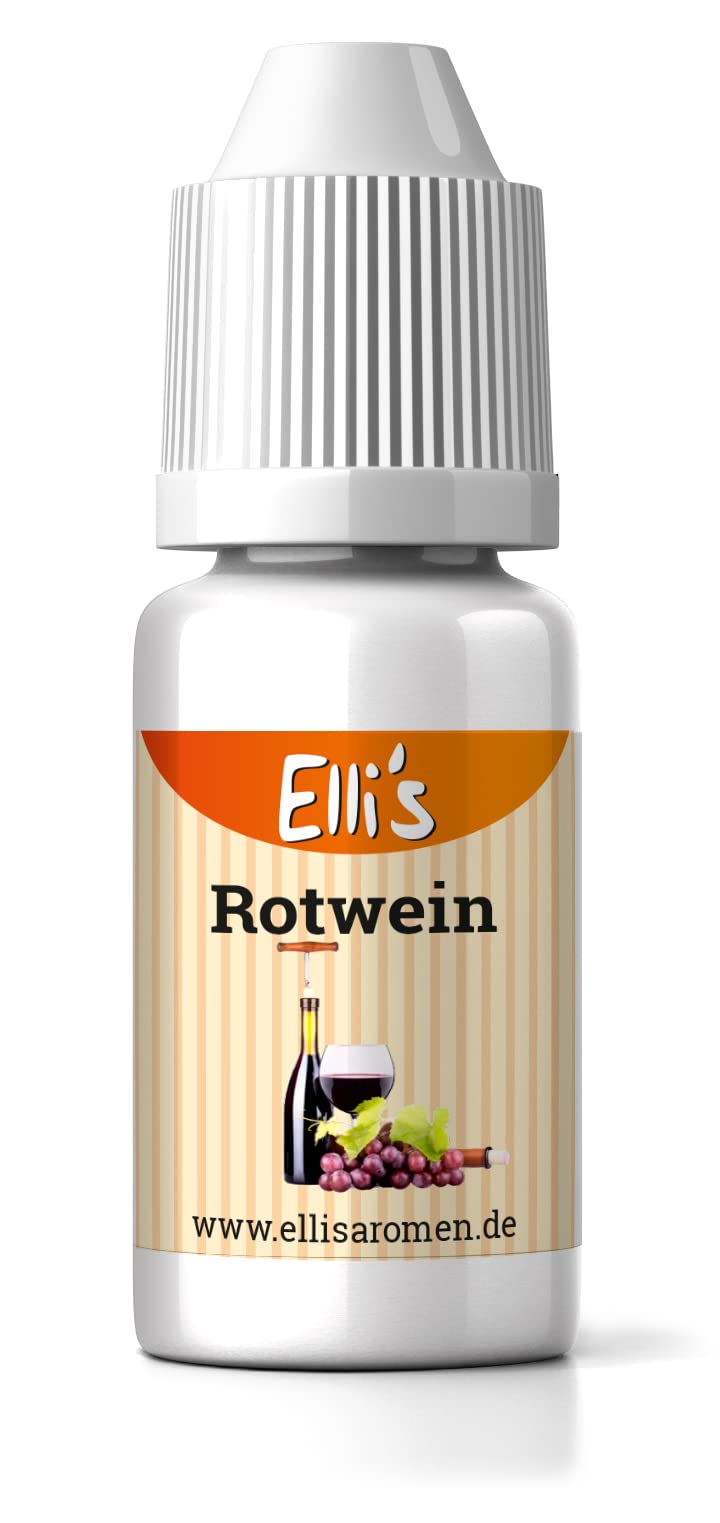 Ellis Aromen Wein NATURIDENTISCHES Lebensmittelaroma | Für Speisen & Getränke | 10 ml