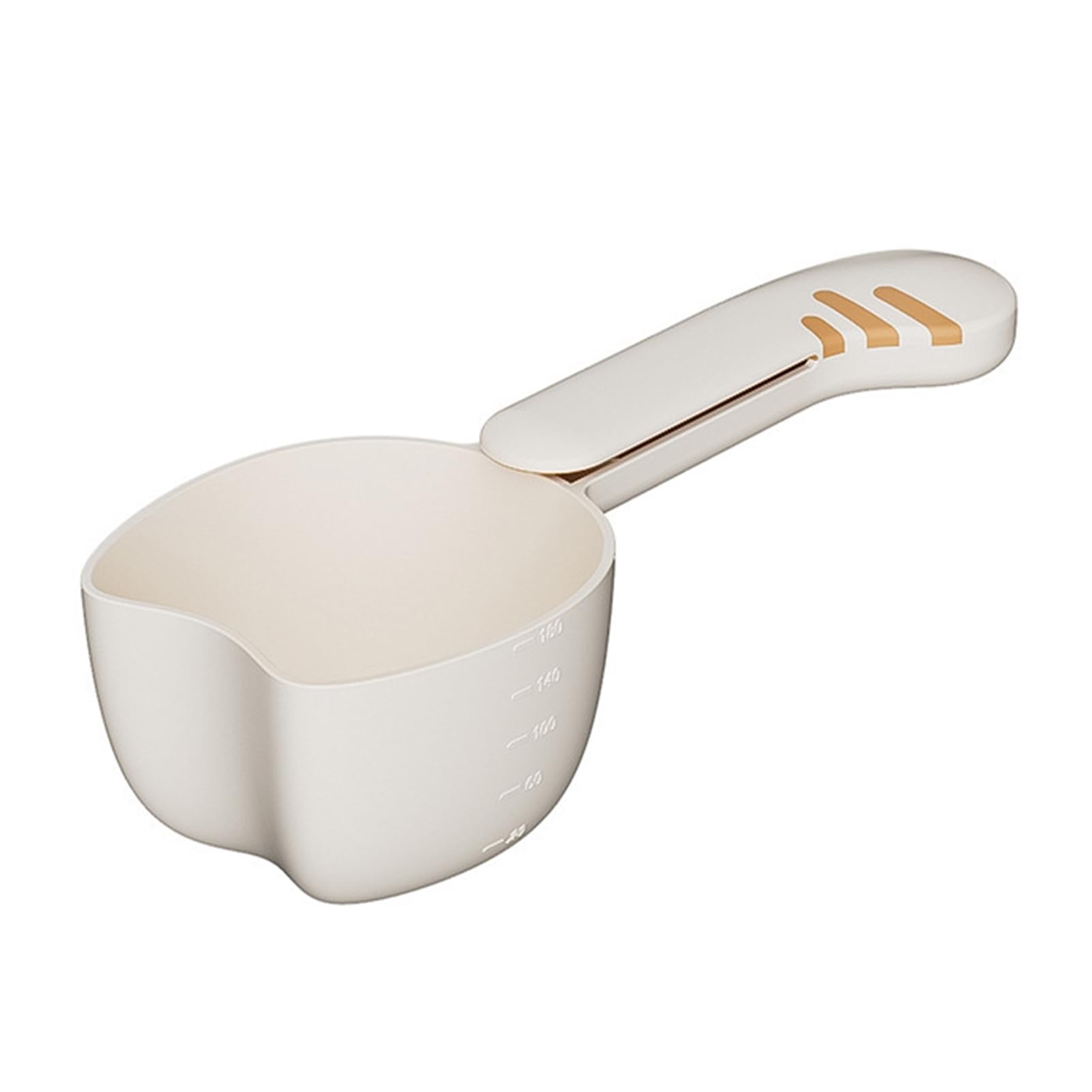 Cute Cat Rice Scoop with Scale, Food Grade Measuring Spoon for Baking, Thick Kitchen Tool for Sugar Rice