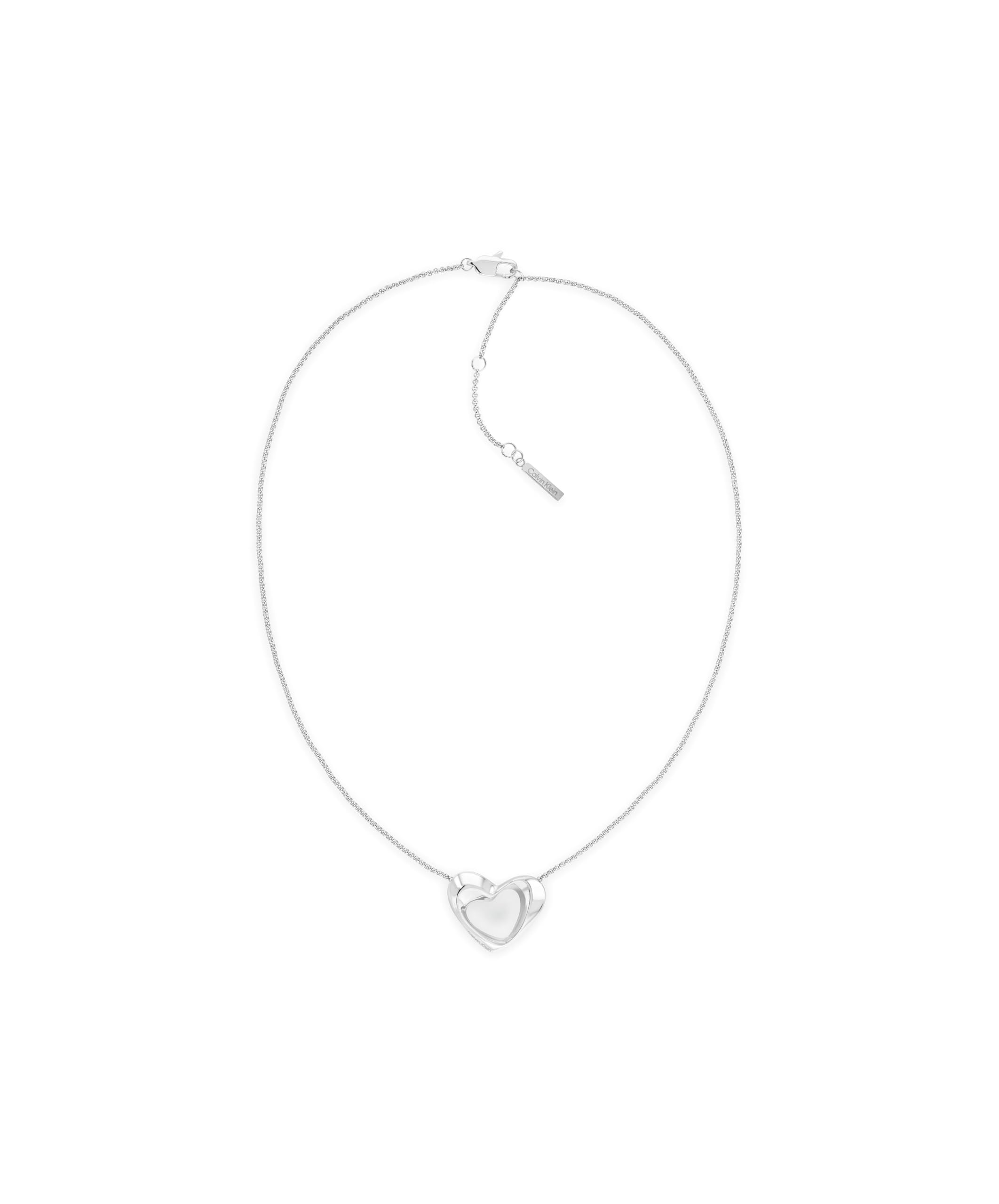 Calvin Klein Women's ENCHANTING Collection Necklace in Stainless Steel with a Heart Pendant - 35000757