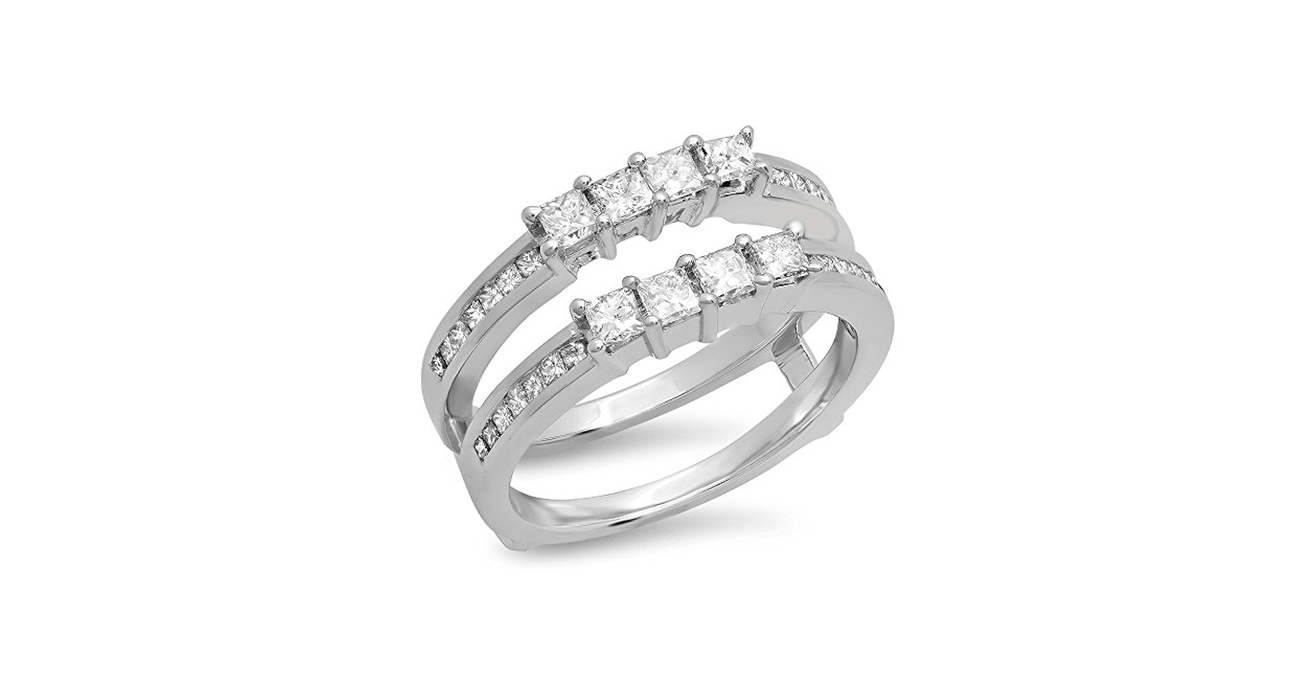 DAUGUHTERS JEWELRY 14K リング Moissanite 14k Yellow Gold Over Silver Ring 1.20ctw DEW