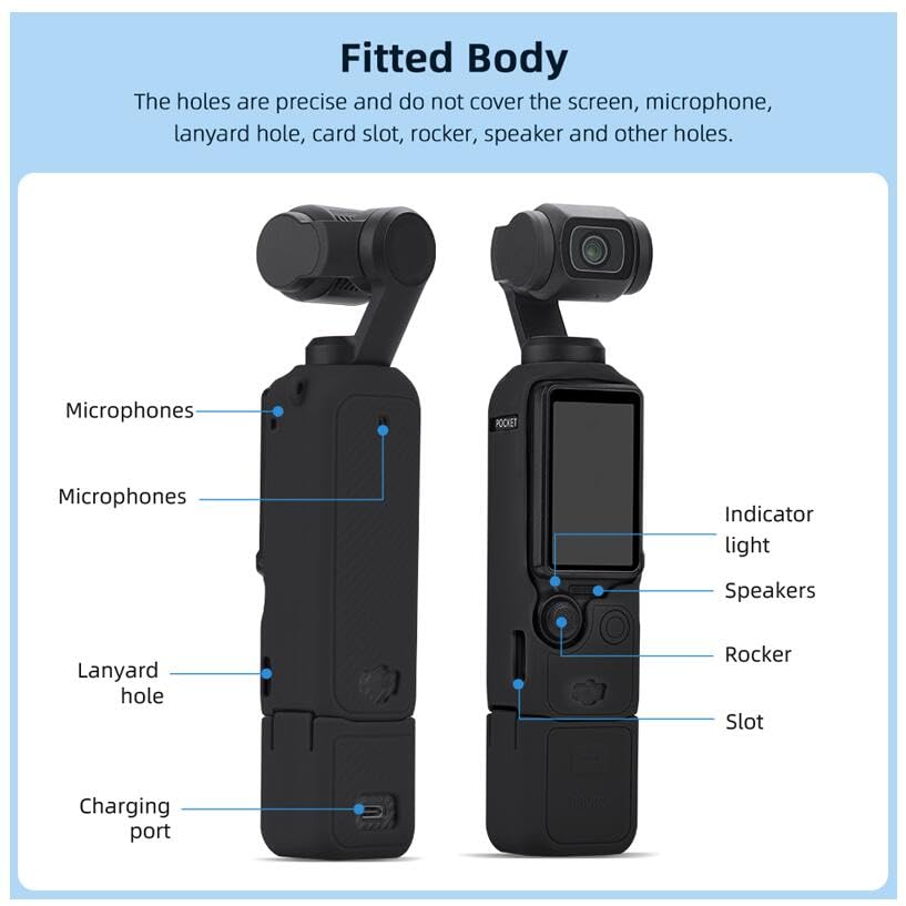 Amazon.co.jp: OSMO POCKET 3 保護ケース5in1セット DJI POCKET 3 用