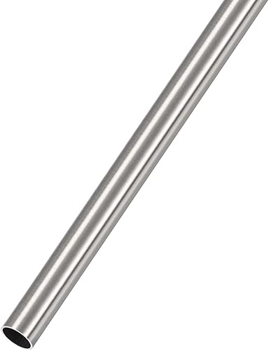 METALLIXITY Tubo de acero inoxidable 304 (0.276in de diámetro x 0.020in de pared de T x 11.811in de largo), tubo recto - para muebles del hogar y