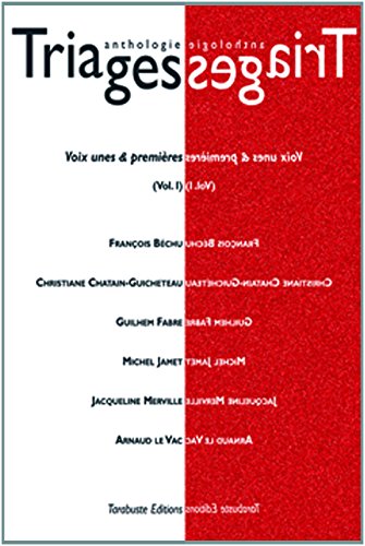 Anthologie Triages 2014 Vol. I