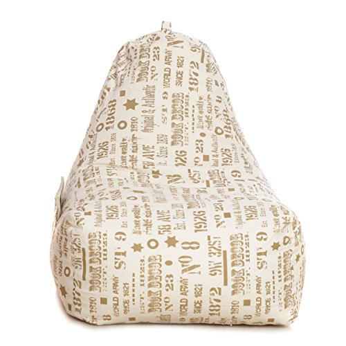 Image of Style Homez Hackey Cotton Canvas Abstract Printed Bean Bag XXL Size Filled with Beans Fillers