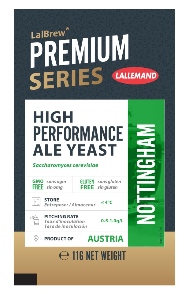 Lallemand Inc DB-R43Y-0P5D Nottingham Ale Yeast(11 grams)