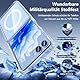 OWKEY Samsung Galaxy Z Flip 7 Hülle, Magnetisch Samsung Flip 7 Hülle Kompatibel mit Magsafe,[Militärschutz Stoßfest] Transparent Handyhülle Samsung Z Flip 7 Case Dünn Cover Schutzhülle, Crystal Clear