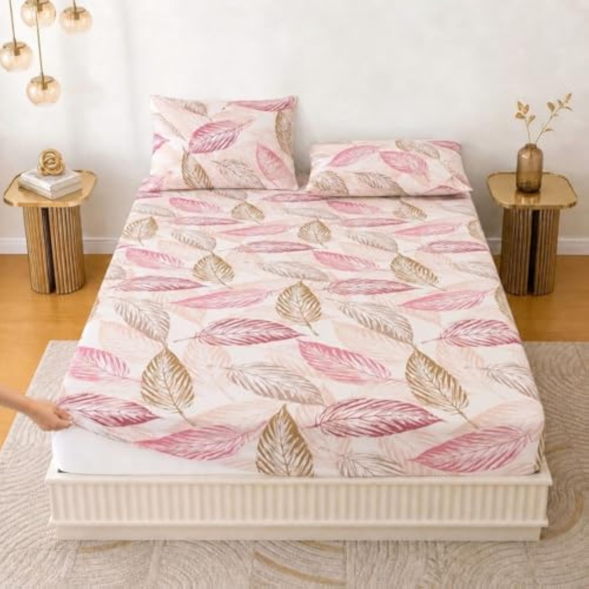 King Size Fitted Bedsheet with Elastic