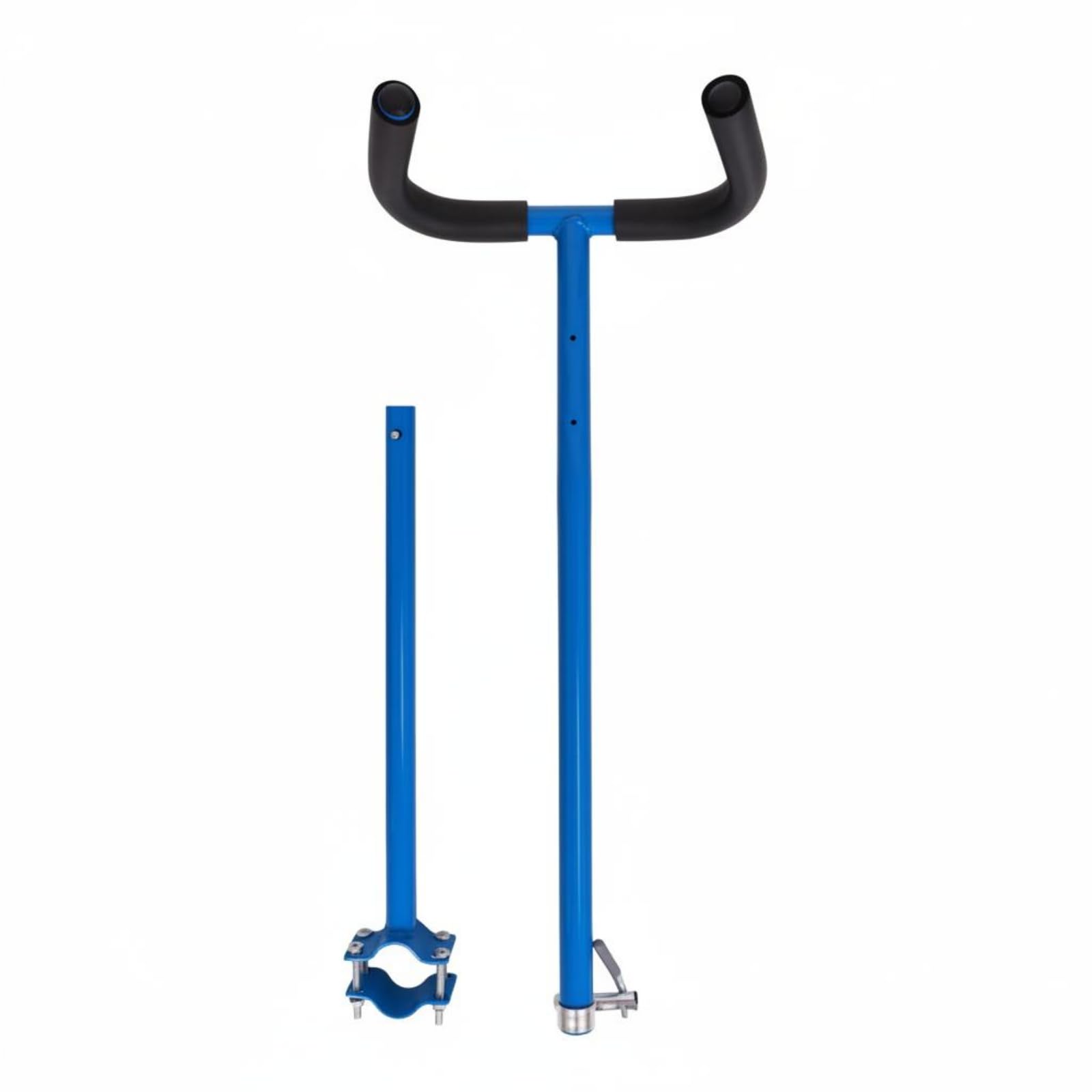 Metal Tricycle Push Bar U-Shaped Clamp-on Push Handle Universal Tricycle Stroller for Parents, Children, Blue, Upgraded Push Rod-image-41