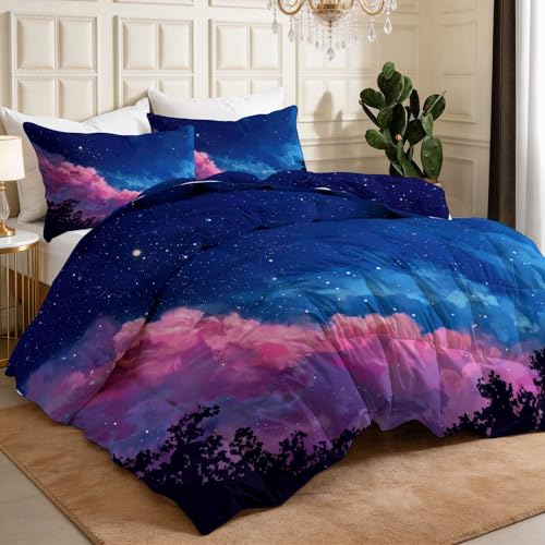 Edredón de 200x200 cm doble sin funda con estampado de plantas lavable en lavadora 5