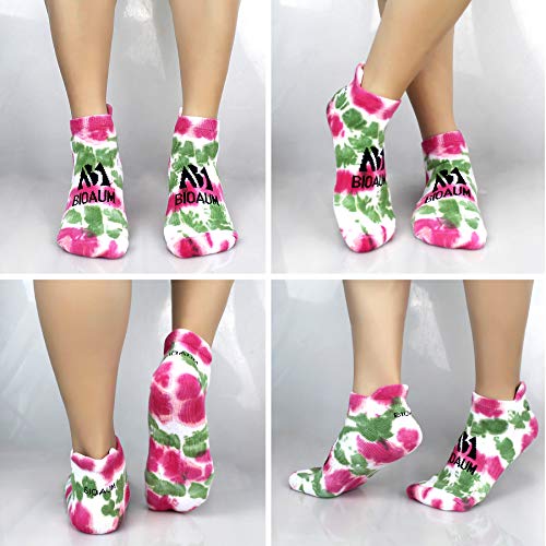 Bioaum Womens Running Socks Low Cut-6 Pairs Cotton Cushioned Athletic With Tab Arch Support #TOP5