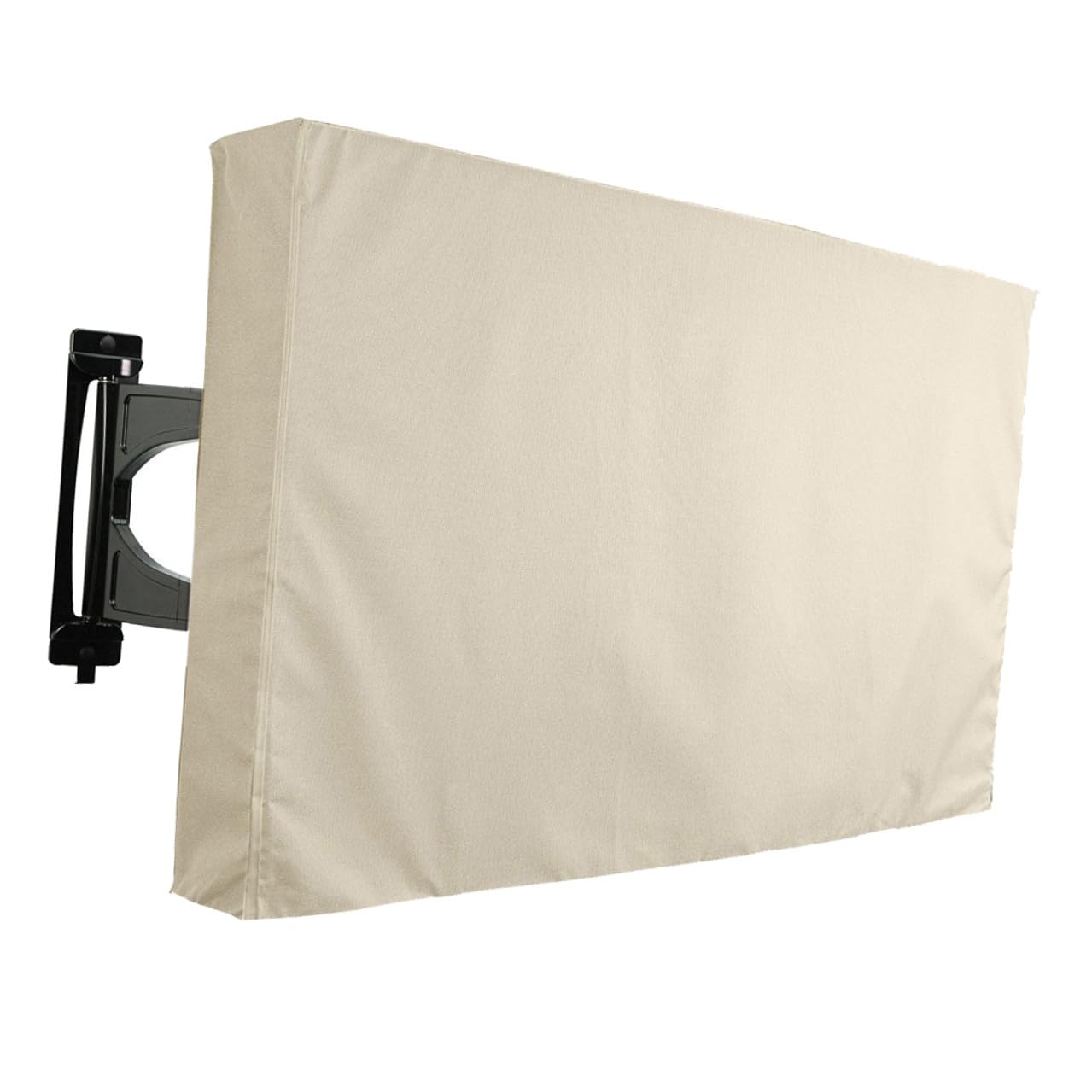 OUNONA Copertura Tv da Esterno e Resistente Protezione Antipolvere Oxford Pvc, Protezione 360 Gradi per Televisori Outdoor Colore Khaki