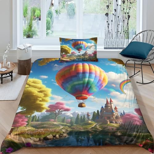 Housse de couette imprimé 3D super douce parure de lit microfibre - 2