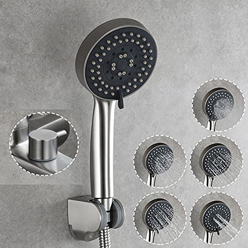 Robinet de baignoire ensemble de douche mitigeur inox avec douchette - 2