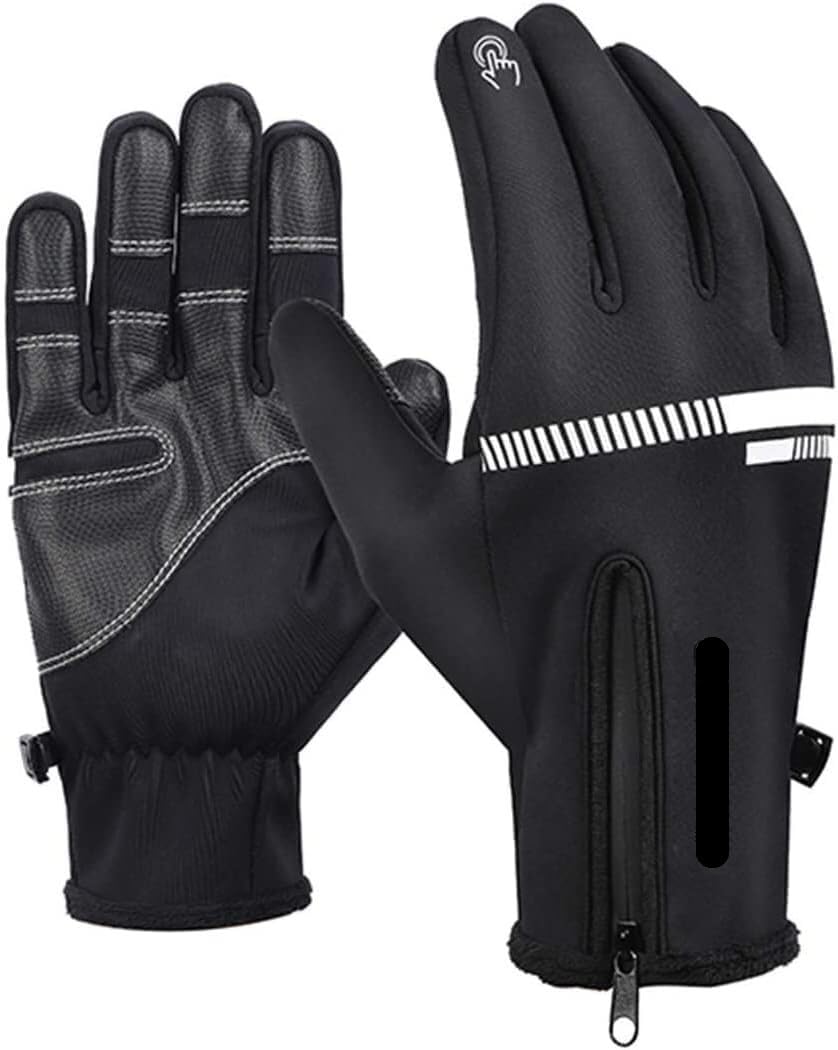 Guantes Bicicleta Montaña Guante De Invierno Para Ciclismo, Guantes Térmicos De Piel Sintética Con Forro Polar Y Pantalla Táctil Para Motocicleta Y Bicicleta Guantes Ciclismo Hombre Verano