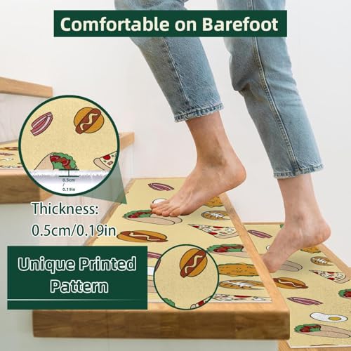 Tapis d'escalier antidérapants pour sécuriser la maison des grands-parents