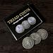 blue-ther Triad Coins (Morgan Gimmick) Magic Tricks Produce Vanish Change Three Coin Magic Close Up Illusions Gimmick Props Mentalism Fun