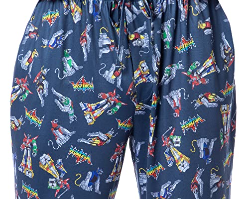 Voltron Mens' Classic Vintage TV Series '80s Tossed Print Pajama Pants4