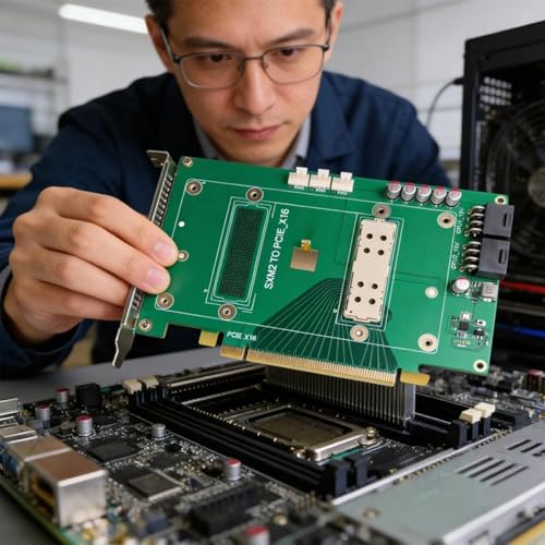 Tarjeta PCIe X16 a SXM2 soluciona calor en módulos V100 P100 6