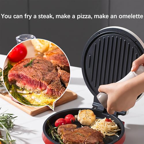 Fabricant de pizzas électriques 23 cm avec double chauffage face - 6