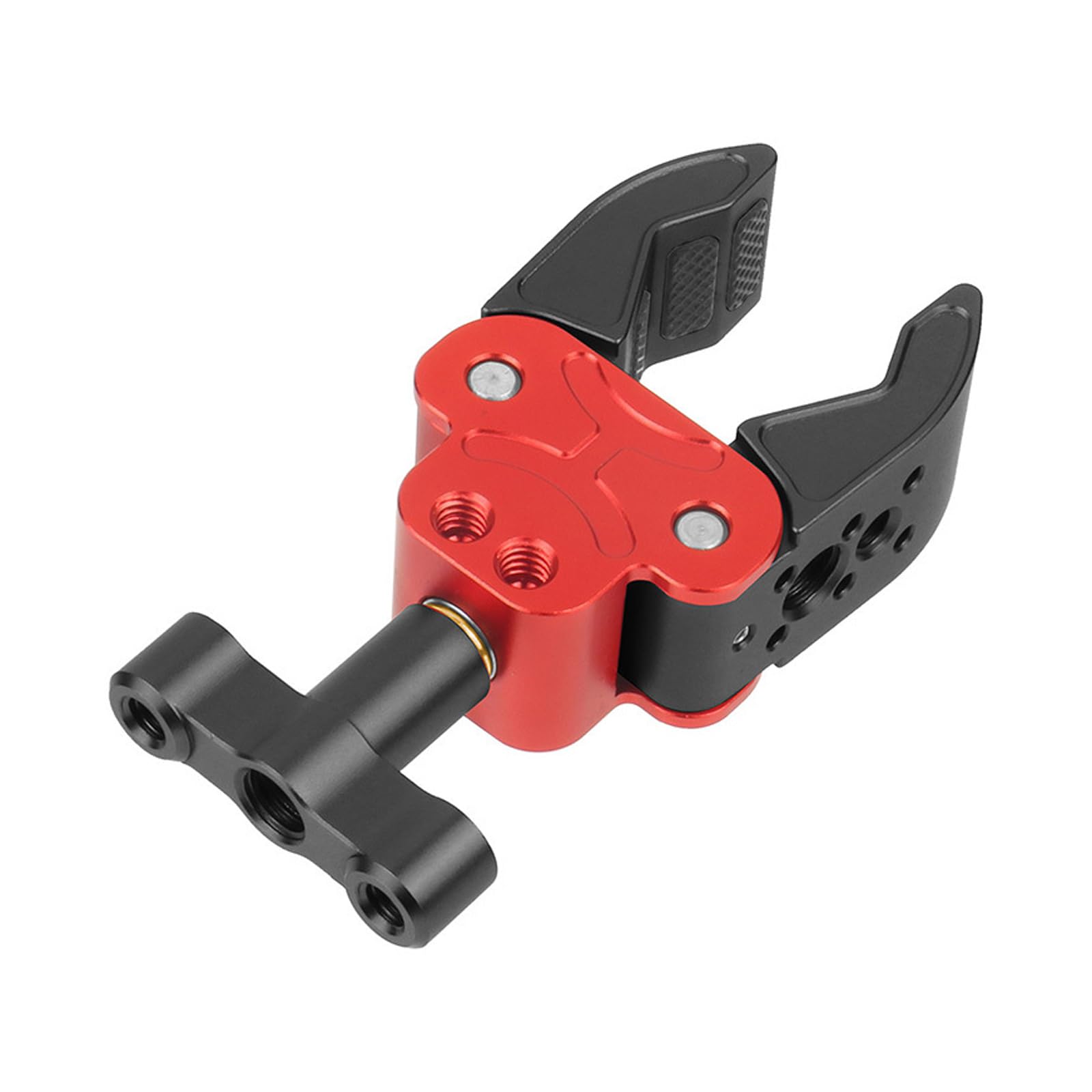 Super zacisk krabowy z otworem gwintowanym 1/10.2 cm 3/20.3 cm ramię do montażu na zimnej stopce do stojaka na monitor LED zacisk światła wideo uchwyt kamery
