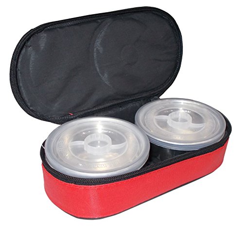 Ks Lunch Box Tiffin With Soft Thermal Pouch & 2 Heavy Stainless Steel Containers Ks Lunch Box Tiffin With Soft Thermal Pouch & 2 Heavy Stainless Steel Containers