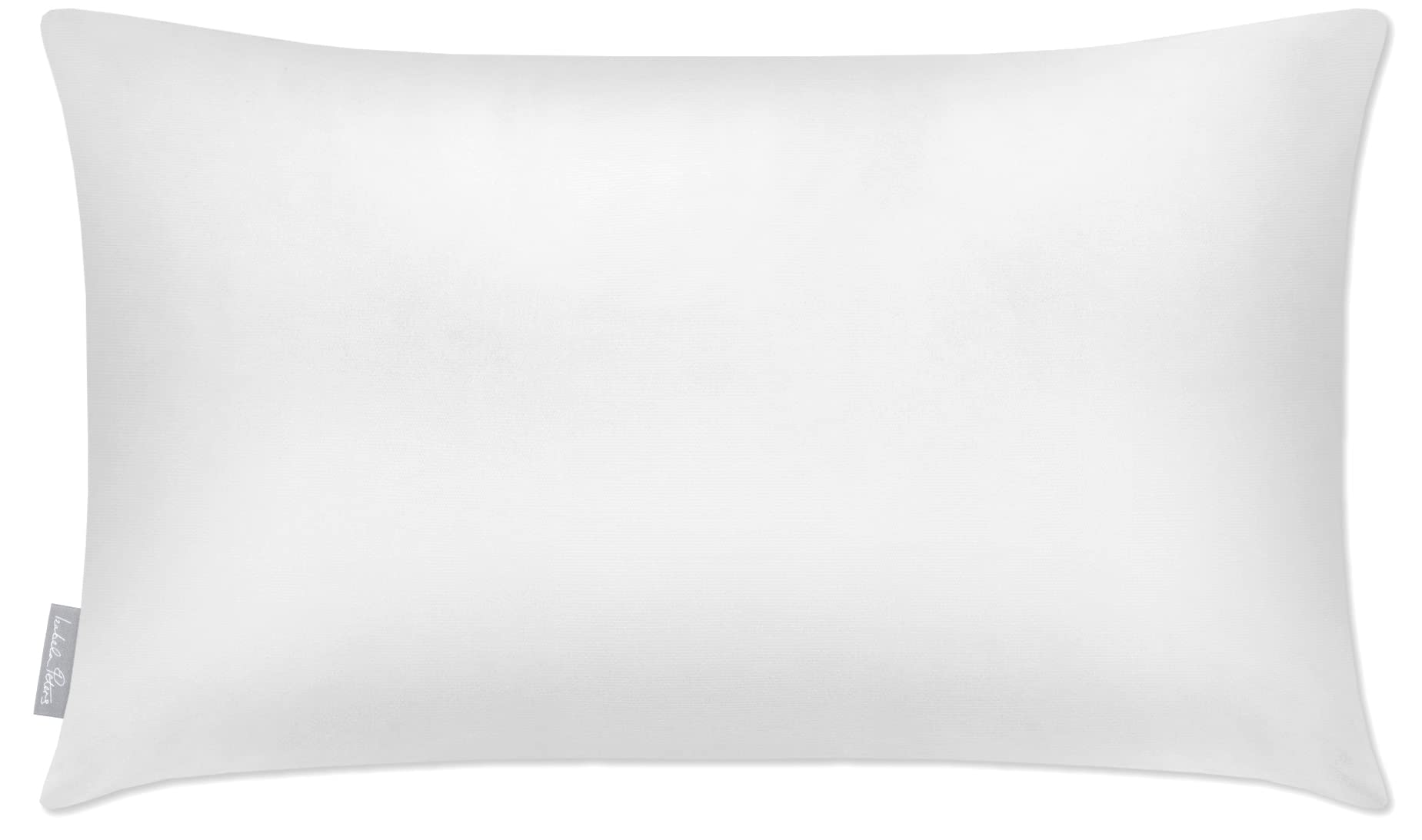 Izabela Peters Outdoor Cushions Waterproof, 55 x 35 cm, Filled Outdoor Cushion, White, Garden Furniture Cushions, Outdoor Seat Cushions, Garden Chair Cushions