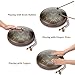 14 Inch 15 Note Steel Tongue Drum Percussion Instrument Lotus Hand Pan Drum with Ultra Wide Range and Drum Mallets Carry Ba