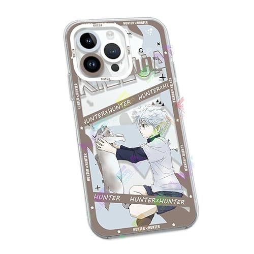 �n���^�[×�n���^�[ HUNTER×HUNTER �X�}�z�P�[�X IPhone16/17�p�� �P�[�X TPU ��k iPhone 14�P�[�X �y�� �ϏՌ� ����~�� ���� ���� ���@��Ή� �l�C �A�j�� �y�E���^ �L�O�i