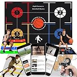 Basketball-Trainingsgeräte, Beweglichkeitsmatte für die Beinarbeit, Dribbeltrainer, Basketball-Trainingshilfen zur Verbesserung von Schnelligkeit, Kraft und Koordination