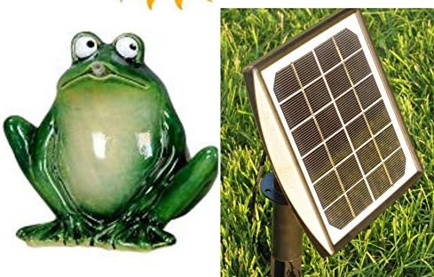 Wasserspeier Drache Keramik Grün - Mit 5-Watt Pumpe Für Teich & Garten