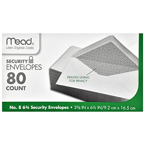 Pochettes et enveloppes de sécurité Mead pour la correspondance privée